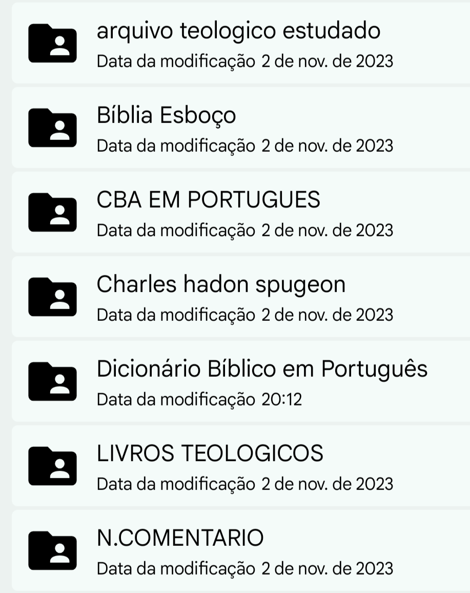 Pastas do material 1